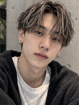 ムーン 仙台一番町店(OON) 韓国センターパート/ハイライト/マッシュ/ニュアンスパーマ/仙台