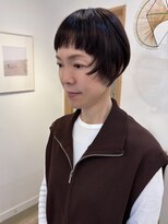 エヌヨンブンノイチ 茅ヶ崎(n1/4)&nbsp;30代40代50代丸みショートボブ似合わせ小顔カット前髪あり白髪