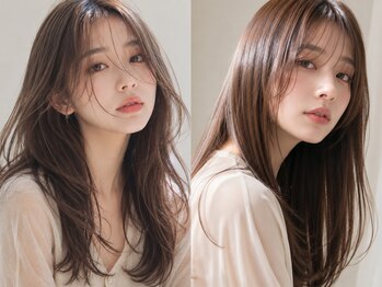 シエル 大名店(CIEL)の写真/ダメージを補修するだけではなく、未来の髪まで考えたAujuaケアで、美しさを育てる髪質改善サロン。