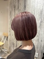エヌアンドエー せんげん台店(N&A)&nbsp;血色感アップの艶ピンクブラウンボブ