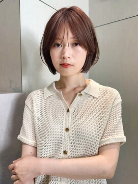 シンス 銀座(since) ショートボブ/丸みボブ/小顔ショート/顔周りカット/似合わせ