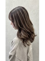 エスドットブルーム 梅田店(S.BROOM) 大人の透け感ベージュハイライト