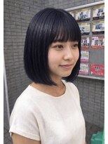 アッシュ 川崎店(Ash)&nbsp;ネイビーブラック　ボブ