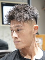 メッツ 原宿(METS)&nbsp;MEN'S/ツイストスパイラル×ハイフェード/短髪