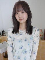 ネルケ 立川(nelke) 立川ダブルカラーラベンダーグレージュ透明感カラー