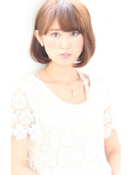 ヘアープロデュース ジェネシス(hair produce genesis) 【耳かけナチュラルボブ×ラウンドBANG】