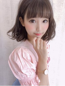 ミリム 栄矢場町店(MIRiM) 【MUSE】大人かわいいゆるふわパーマボブ