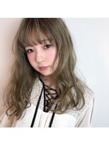 アース 北浦和店(HAIR&MAKE EARTH)&nbsp;マロングレージュ×ガーリーロング