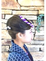 美容室 ティアナ ココ(TIEANA.COCO)&nbsp;夜会巻きお祭りスタイル