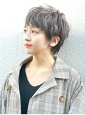 ＃LEMO ＃マニッシュショート  ＃ラベンダーグレージュ