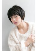 【東 純平】大人かわいい 小顔 ショートボブ