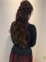 ヘアーリゾートラシックアールプラス(hair resort lachiq R+)&nbsp;《R＋》イヤリングカラー☆ミセス