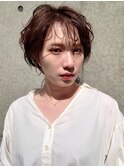 【Des.Art赤坂警固】大人可愛い×くせ毛カット×ピンクベージュ