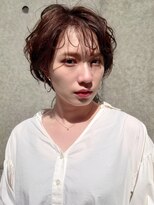 デザート(Des.Art)&nbsp;【Des.Art赤坂警固】大人可愛い×くせ毛カット×ピンクベージュ