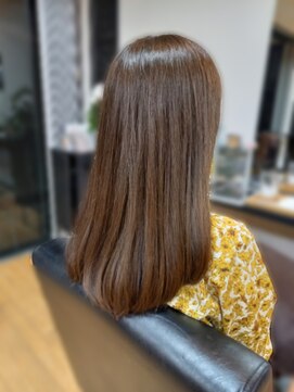 ロペヘアリッシェル(LOPE hair Richel) 【LOPE hair Richel】華奢見えやわらかグレージュロング