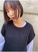 【loki】シースルーボブ×ナチュラルブラウン