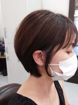 フォックスヘアー(fox.hair)&nbsp;ナチュラル丸みショートヘア/fox.hair