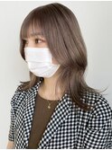 クリスタルベージュレイヤーカット_くびれヘア_ba356081