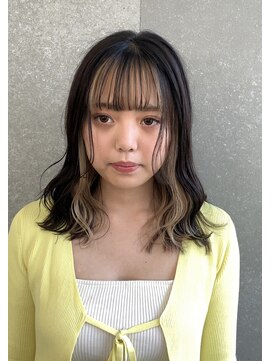 ロンドヴァリー 渋谷店(Lond vallee) インナーカラーホワイトベージュ！！