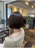ショートボブ×小顔効果