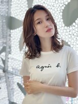 ミチオ ノザワ ヘアサロン ギンザ(Michio Nozawa HAIR SALON Ginza)&nbsp;【池上まさよし】☆外ハネ外国人風カールミディロブ☆