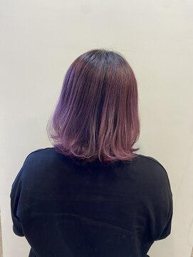 シャンティ 平岸店(Shanti) ○ハネボブ/ペールバイオレットピンク/ハイライト○  菅野裕太