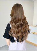 ブリーチなしミルクティーベージュ/シールエクステ60枚【平井】