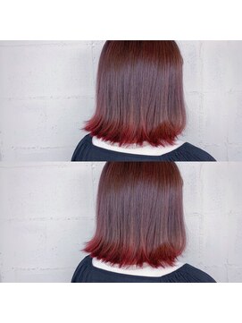 キジ(KIJI) ★ガーネットレッド×裾カラー★詳細はブログまで