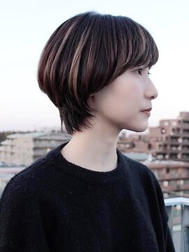 ヘアーアンドメイク フォルス(HAIR&MAKE FORS) 大人のハイライトマッシュショート