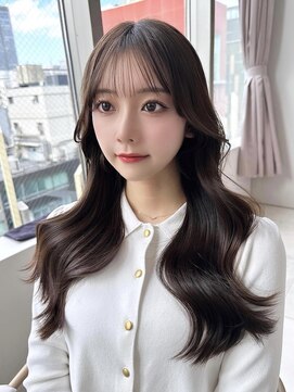 アフロートリノ(AFLOAT Leino) 大人可愛い韓国ヘア　レイヤーカット　くびれヘア　ヨシンモリ