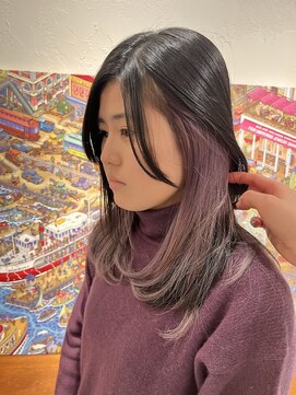 ビーアンドイー(B&E) 冬のインナーカラー!