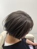【脱白髪染め】カット+カラー+白髪ぼかしハイライト+マイクロバブル￥16720