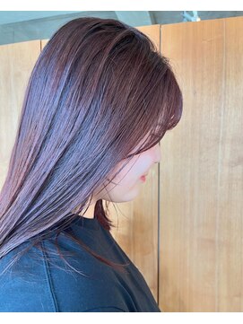 フレイムスヘアデザイン(FRAMES hair design) ピンクカラー×ロングヘア