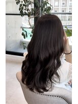 オーケストラ(Orchestra)&nbsp;ロングレイヤー×チャコールグレー白髪ぼかしカラー30代40代