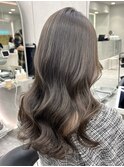 顔周りカット小顔に見せるヘア黒髪カタログ髪質改善福岡博多韓国