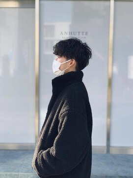 アンヒュッテ(ANHUTTE) くせ毛活かしメンズマッシュ