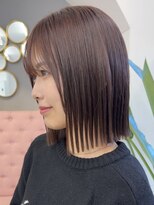 サンド 大阪梅田(sand)&nbsp;＠hitoshi__sand /黒髪/ネビージュ/小顔/ワンレン/大阪梅田