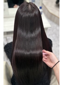 ナビ 金沢駅前店(navi) 暗めラベンダーで艶ロング