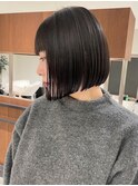 ハイライトカラー/ショートカット/レイヤーカット/ボブ大人ヘア