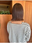 伸ばしたい方にオススメ肩ギリギリミディアムボブ20代/30代/40代