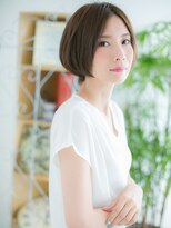 プリモア サロン ハナレ 綾瀬(primoA salon HANARE) 綾瀬/髪質改善/オリーブベージュ×うるツヤぶつ切りボブj