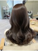 (韓国風/くびれヘア/縮毛矯正/前髪/韓国レイヤー/小顔)