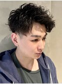 ショートツイストスパイラルパーマ<理容室>バーバー/武蔵小杉
