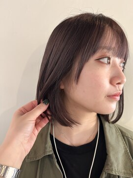 オアズヘアービィグラッド(ORe'S HAIR BE GLaD) 透明感カラー【新潟 ブリーチ ボブ】