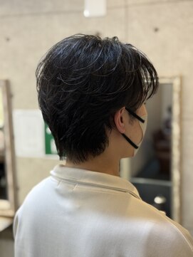 ジャム 新宿(JAM) フェザーパーマ/メンズカット/ウルフ