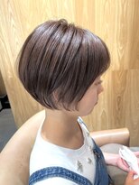トリート 市川店(TREAT) ショートボブ×イヤリングカラー