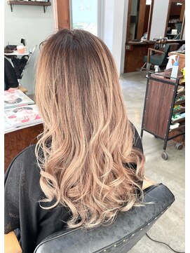 ヘアメイク デザート(HAIR MAKE DESART) 高盛　優芽香【ハイトーンバレイヤージュ】