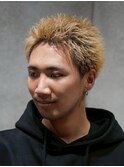 MEN'S/ハイトーン×スパイキーショート/テーパーフェード/短髪