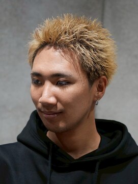 メッツ 原宿(METS) MEN'S/ハイトーン×スパイキーショート/テーパーフェード/短髪