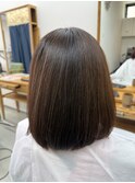 髪質改善ストレート/ボブ/ミディアム